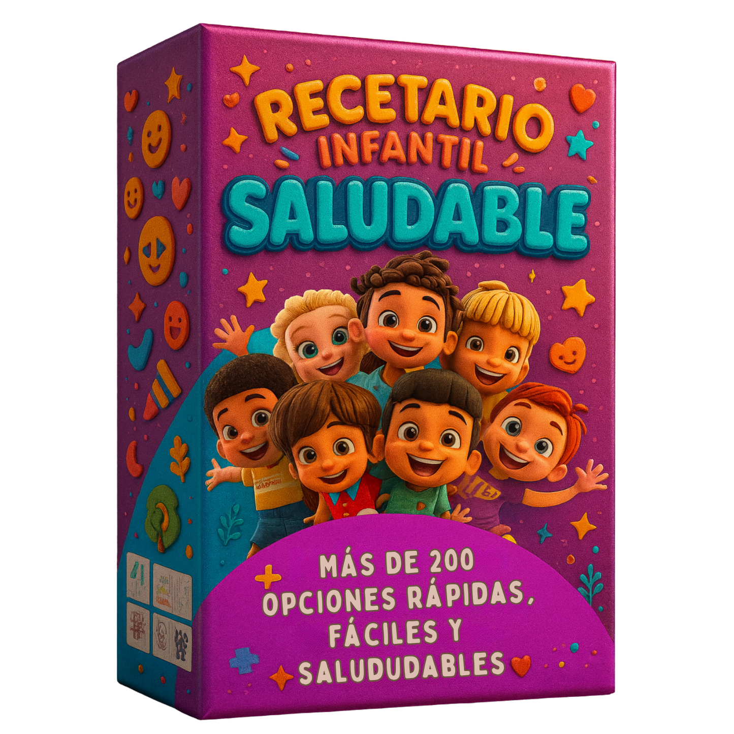 Recetario Infantil Saludable: 200+ opciones rápidas, fáciles y deliciosas para tu hijo/a