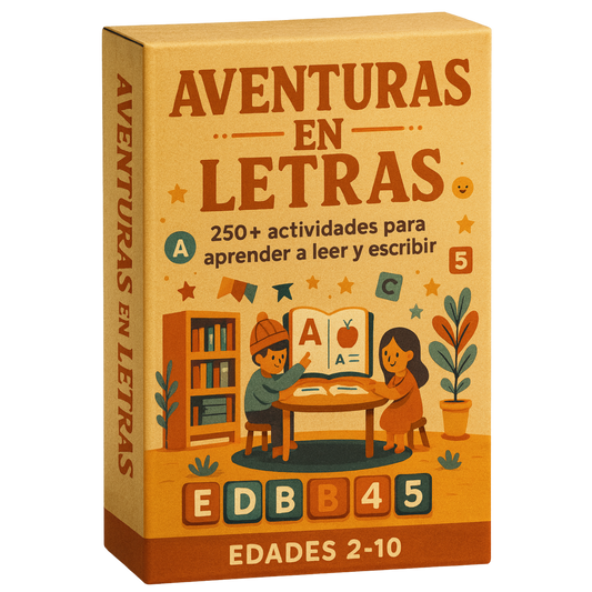Aventuras En Letras: +250 actividades para aprender a leer y escribir jugando