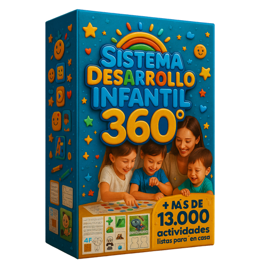 Sistema de Desarrollo Infantil 360: +13.000 Actividades listas para imprimir